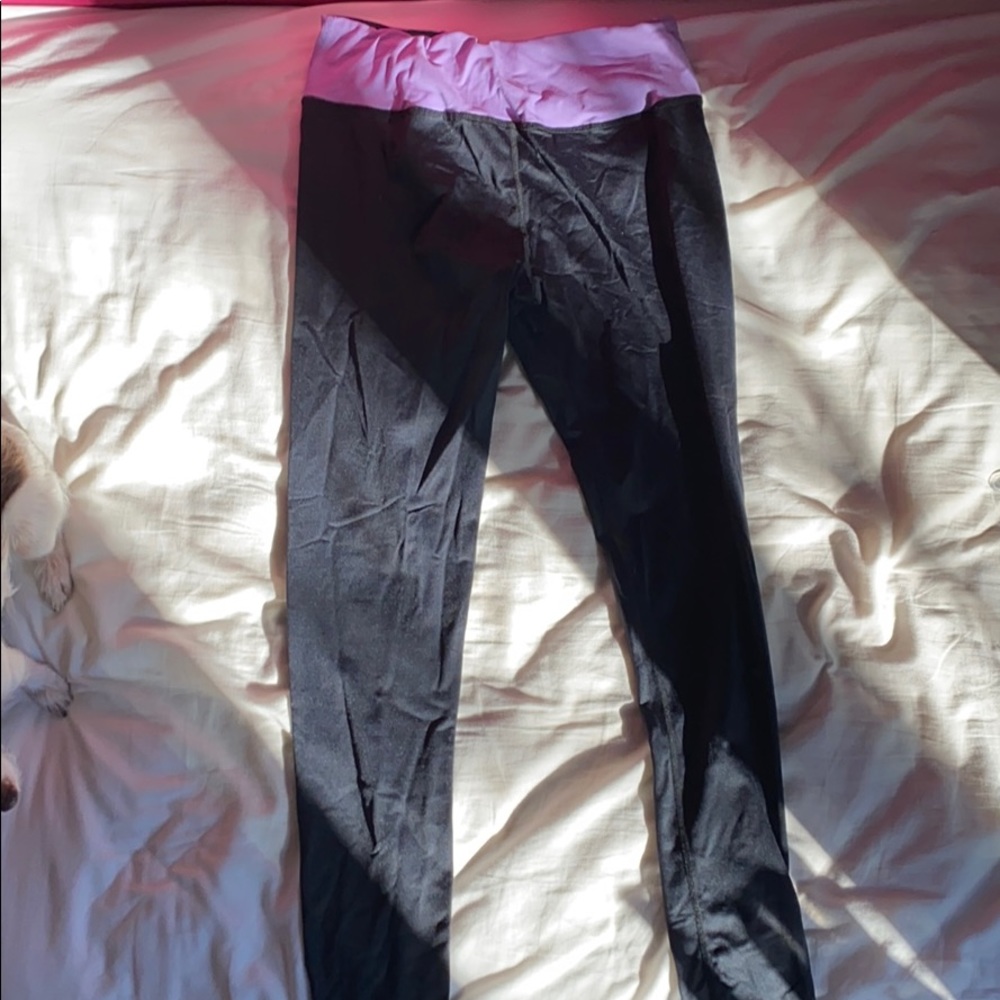 Black and Purple Lululemon Leggings